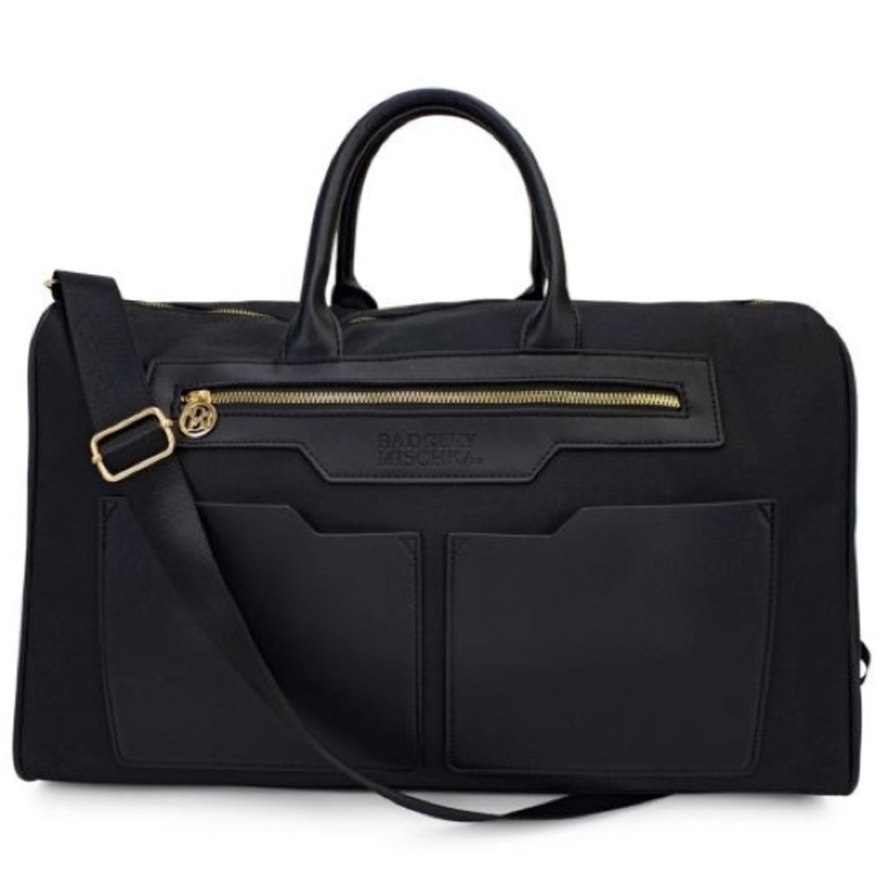 Badgley Mischka new with tags canvas duffel bag